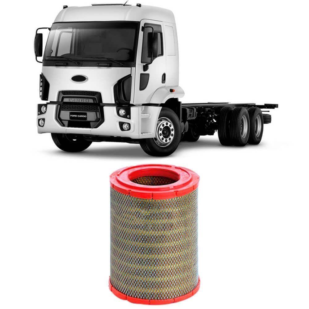 Filtro Ar Ford Cargo 1729e Cummins Isbe 2016 A 2017 Metal Leve