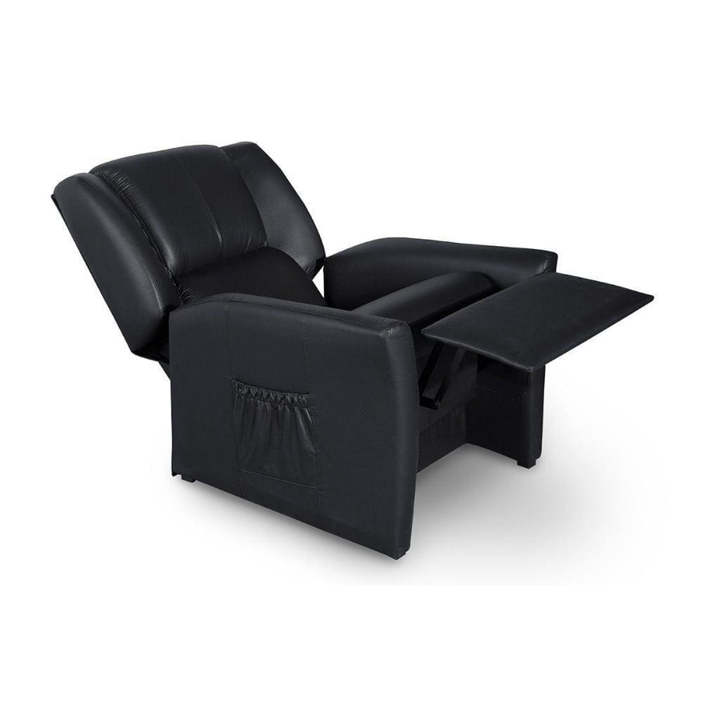 Poltrona Reclinável P/ Sala Lumieré Liberté Two Way Courano Preto