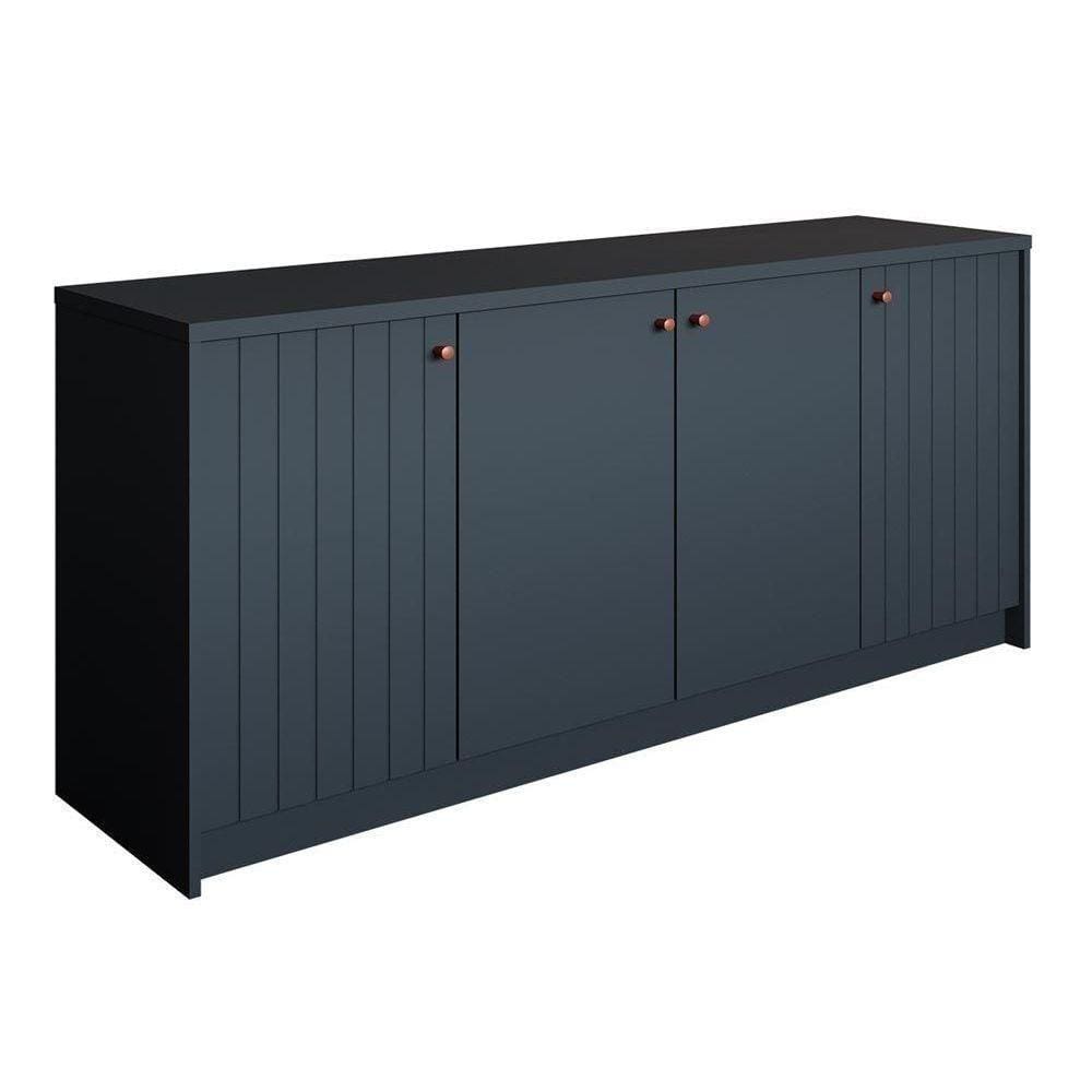 Buffet De Sala Jantar Lia 4 Portas Cinza - Cimol