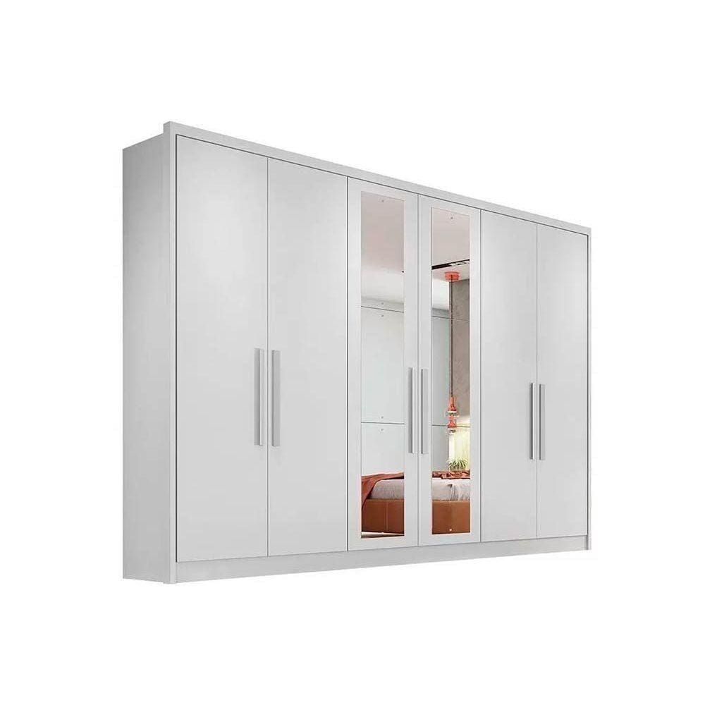 Guarda Roupa Casal 6 Portas E 6 Gavetas P6 Portas E 6 Gavetas Branco - Novo Horizonte