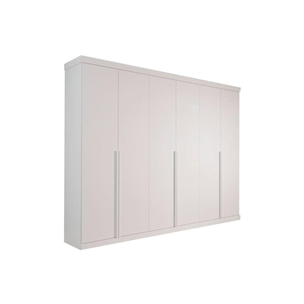 Guarda Roupa Casal 6 Portas E 6 Gavetas Guarapari Branco - Panan