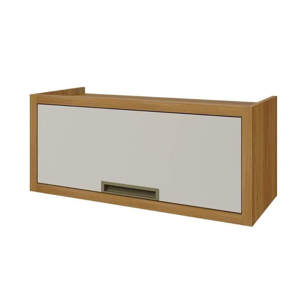 Módulo Cozinha Nesher Imperatriz Armário C- 1 Porta Basculante Freijo-off White