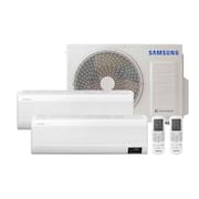 Ar Condicionado Multi Bi Split Samsung Wind Free 18000 BTUs (1x9000+1x12000) Quente/Frio Inverter 220V