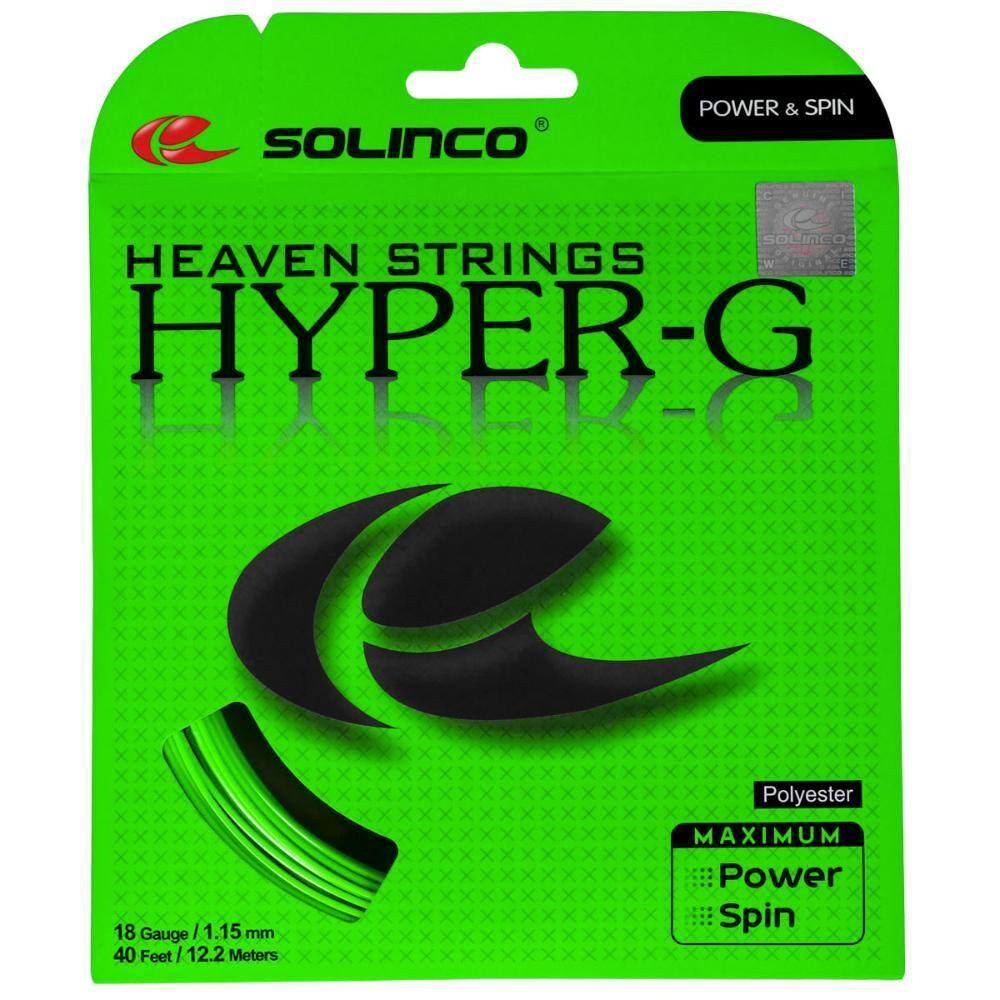 Corda Solinco Hyper G 18 1.15mm Verde - Set Individual