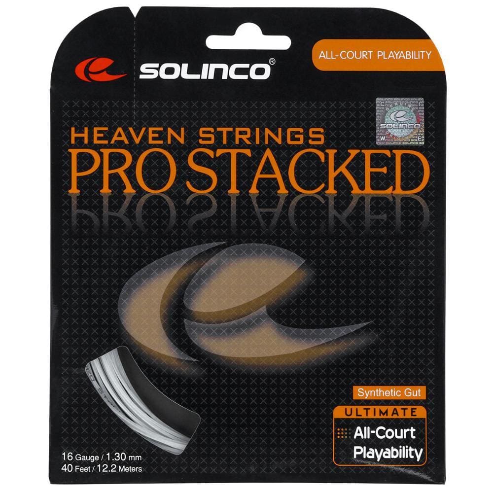 Corda Solinco Pro Stacked 16l 1.30mm Branca - Set Individual