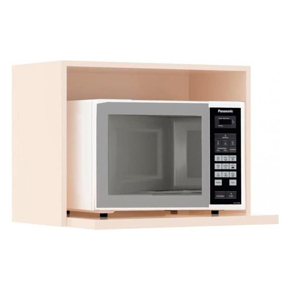 Nicho Para Cozinha Connect P- Microondas 60cm Off White - Henn