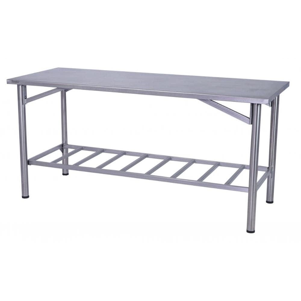 Mesa de Manipulação Benfati Inox 304 180X70CM Paneleiro Gradeado TB 2" 626GR