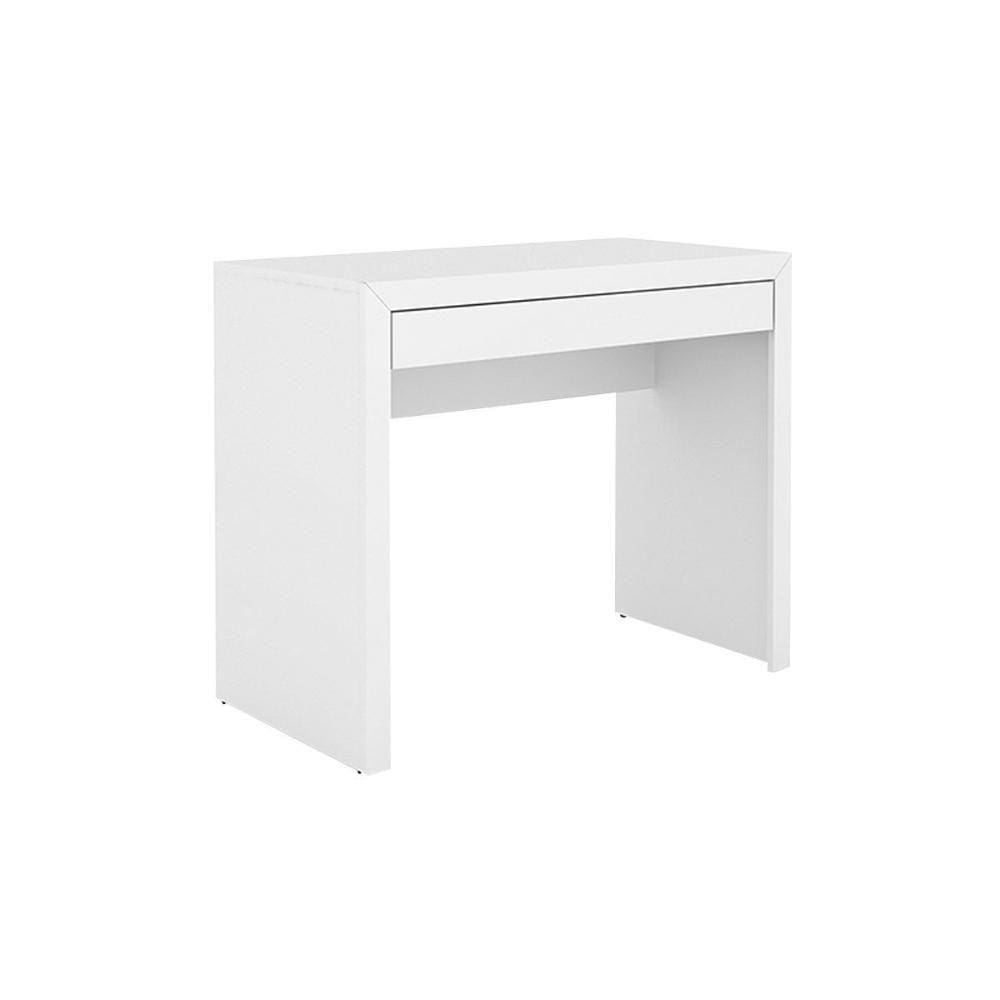 Escrivaninha P/ Escritório Me4107 C/ 1 Gaveta Branco - Tecno Mobili