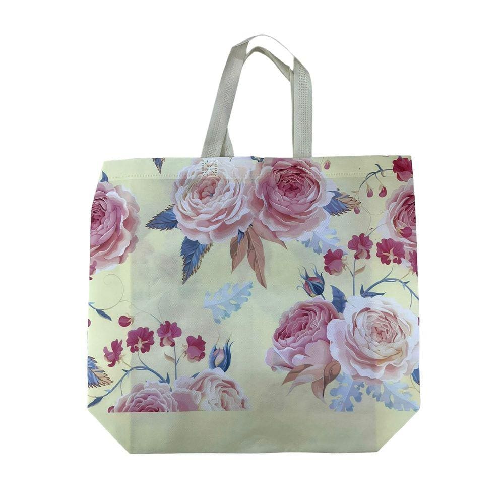 Jogo com 2 Sacolas Retornáveis Ecobag Média Estampada 41x31