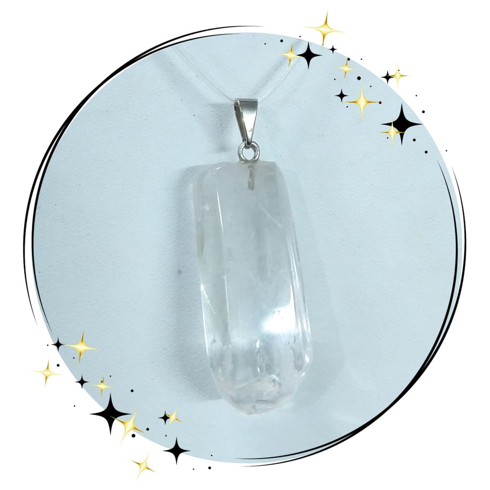 Pingente de Pedra Bruta Cristal