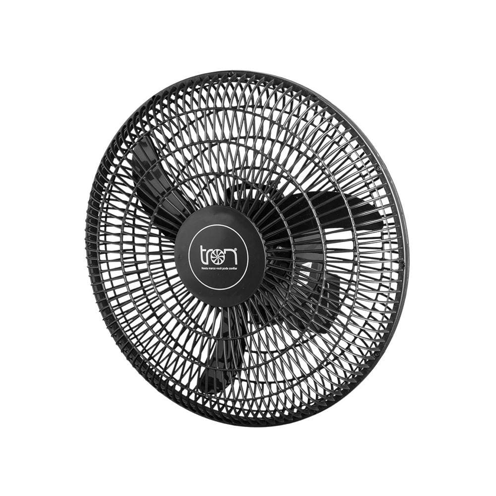 Ventilador de Parede Oscilante 50cm Pp Bivolt Tron Preto