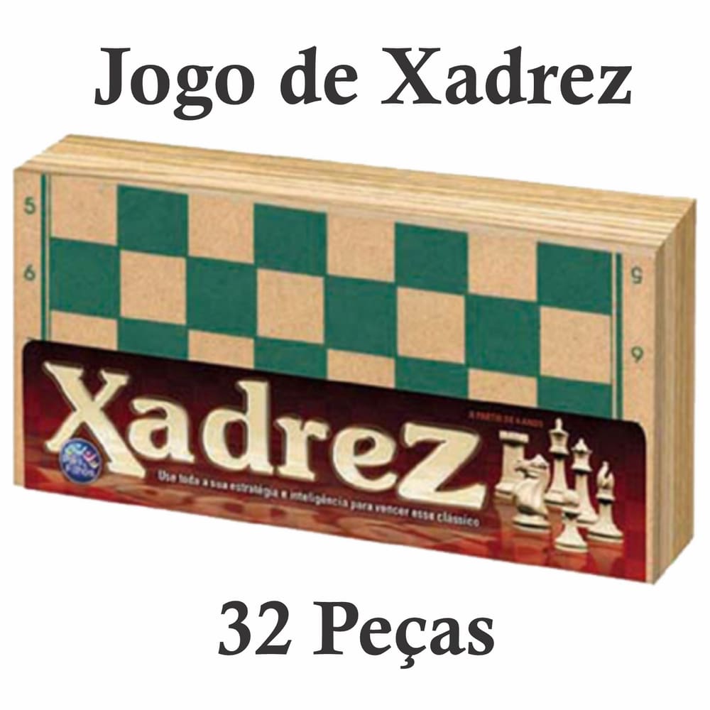 Jogo de tabuleiro xadrez 32 pecas pangue 722.1