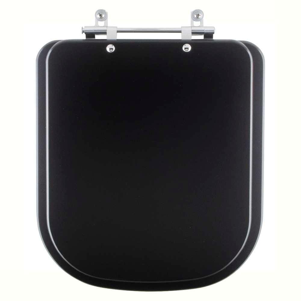 Assento Sanitário Axis ébano Fosco (preto Fosco) Para Vaso Deca