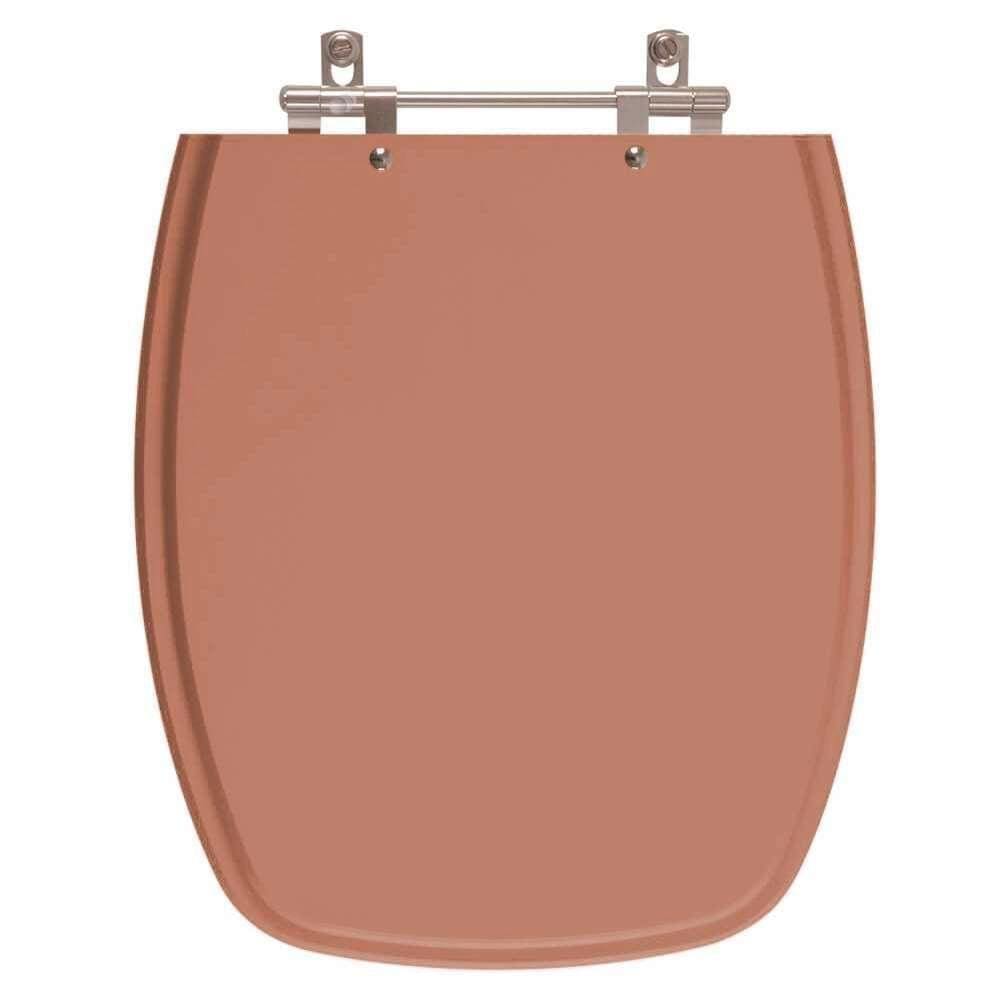 Assento Sanitário Laqueado Stylus Coral 11 Para Vaso Celite