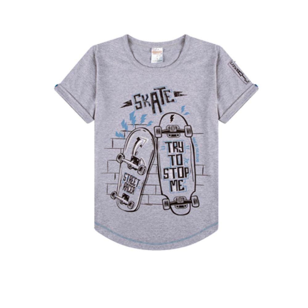 Camiseta Masculina Infantil juvenil estampada Skate