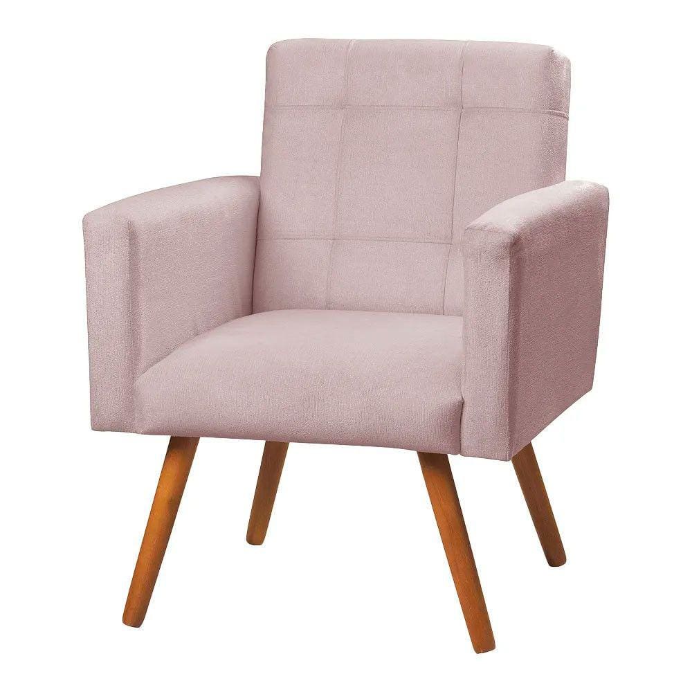 Poltrona Decorativa Sabrina Veludo - Star Confort