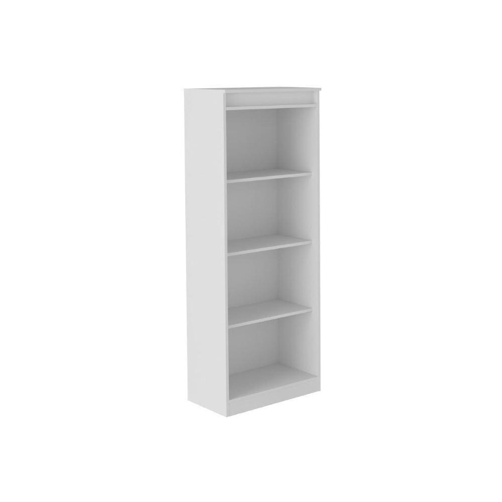 Estante Livreiro Casal Me4150 C/ 3 Prateleiras Branco - Tecno Mobili