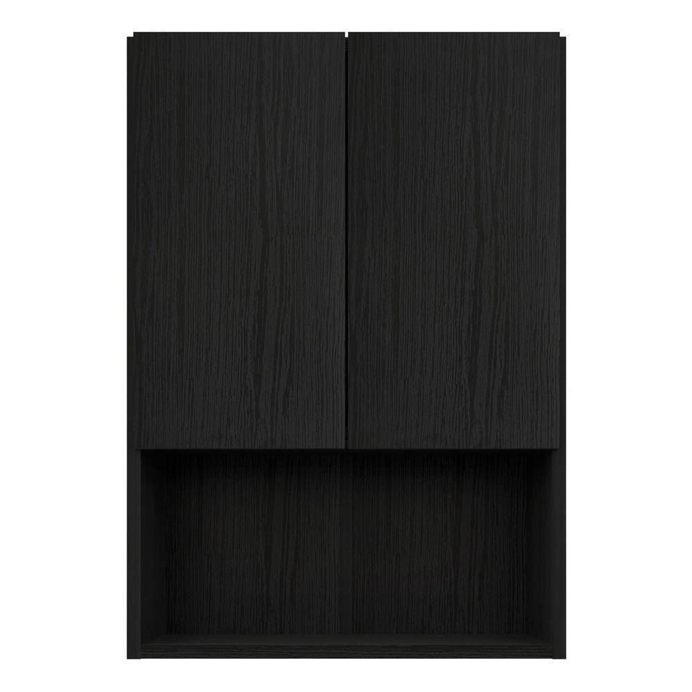 Armário De Banheiro/lavanderia 02 Portas Multimóveis Preto