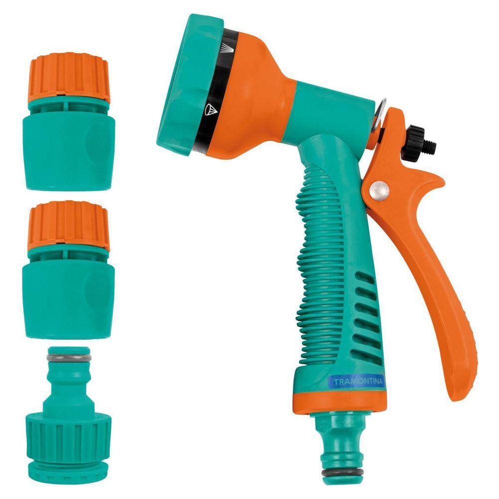 Kit Esguicho Hidropistola 6 Jatos com Acessórios Tramontina