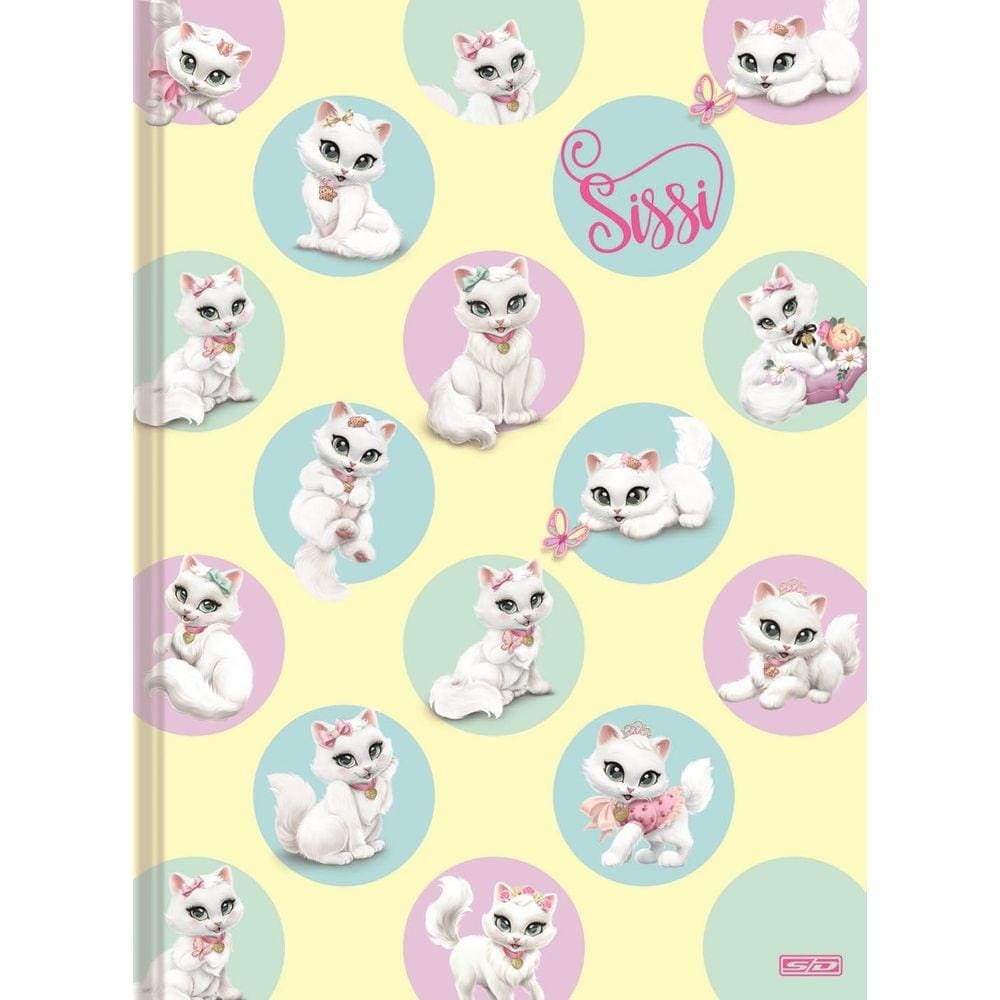 Caderno Brochura Pequeno 1/4 Sissi 48 Folhas São Domingos