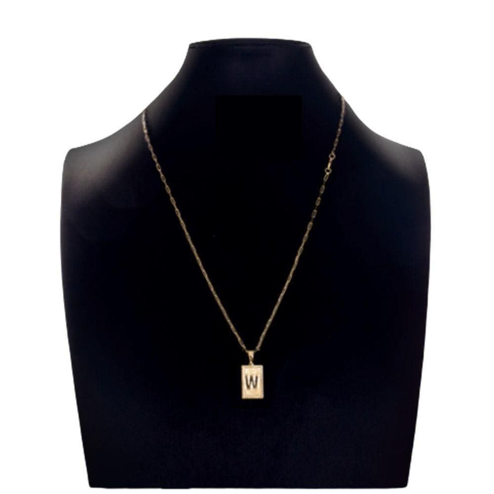 Cordão Carti Fecho Lagosta E Letra W Top