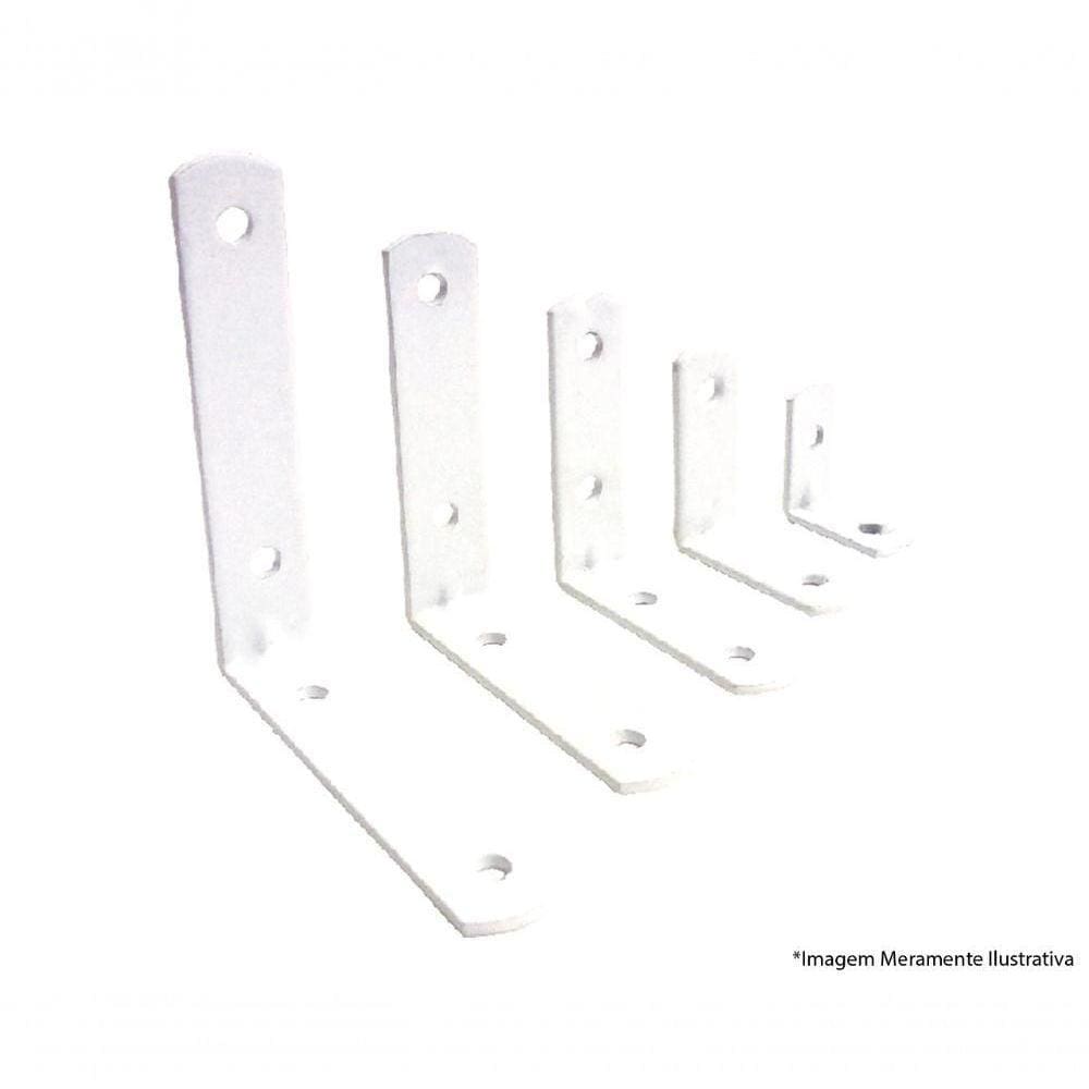 Cantoneira P/moveis Overtime Branco 1.1/2" C/20pcs