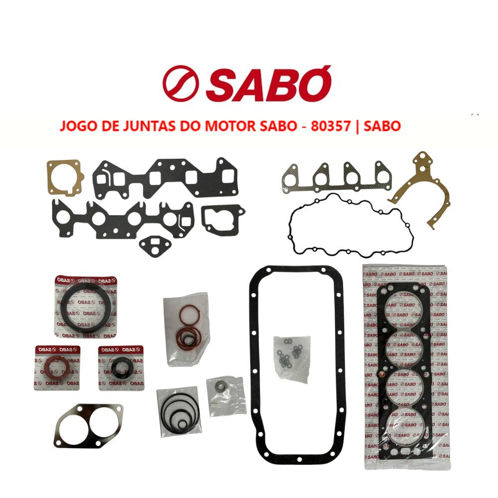 Jogo Juntas Completo Motor Sohc L4 Sabó Chevrolet Cobalt 1.4 8V 2015 A 2016