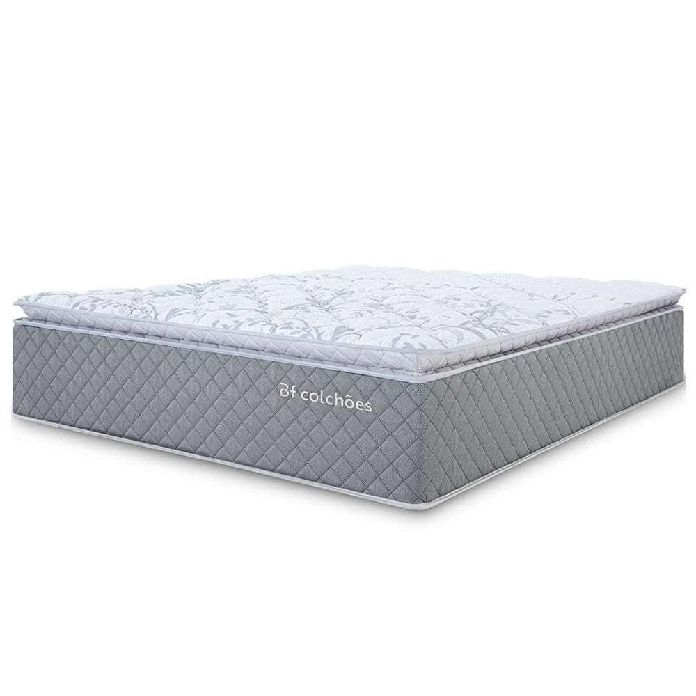Colchão King Molas Ensacadas Pillow Top Premium Sleep 193x203cm BF Colchões