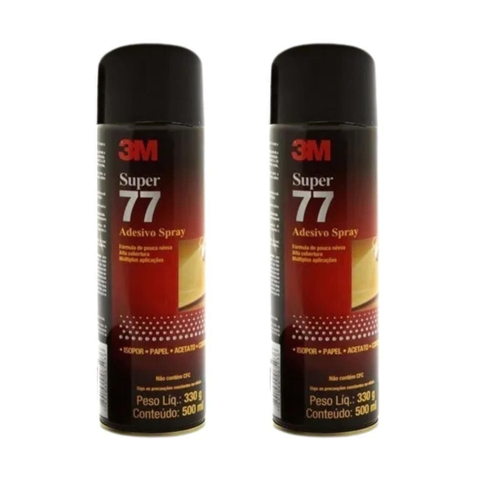 Adesivo Spray 77 3M Isopor 330g - Isolação Acústica/Térmica