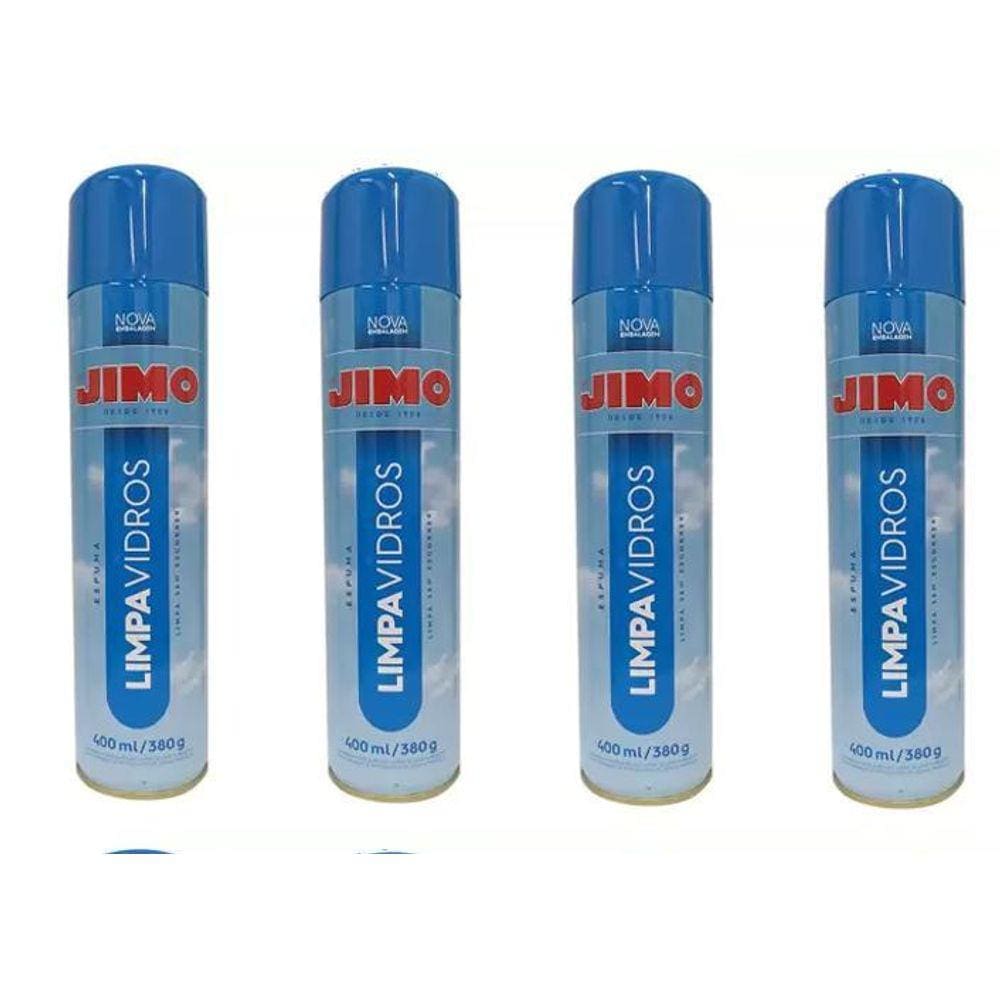 Limpa-Vidros Jimo Espuma 500ml - Limpeza sem Escorrer