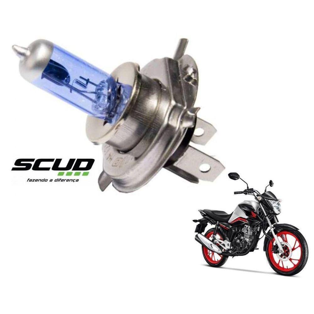 Lâmpada Farol Super Branca - Scud - Motos 125cc