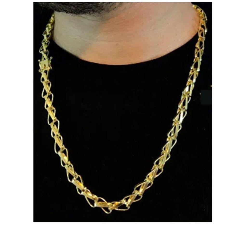 Cordão Balao 9mm De Moeda Antiga Corrente Luxuosa