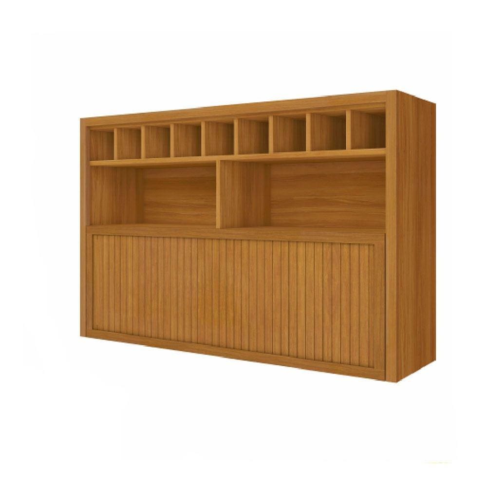 Armário Aéreo 1 Porta Bascula Adega Ripado Baronesa 120cm Mdf