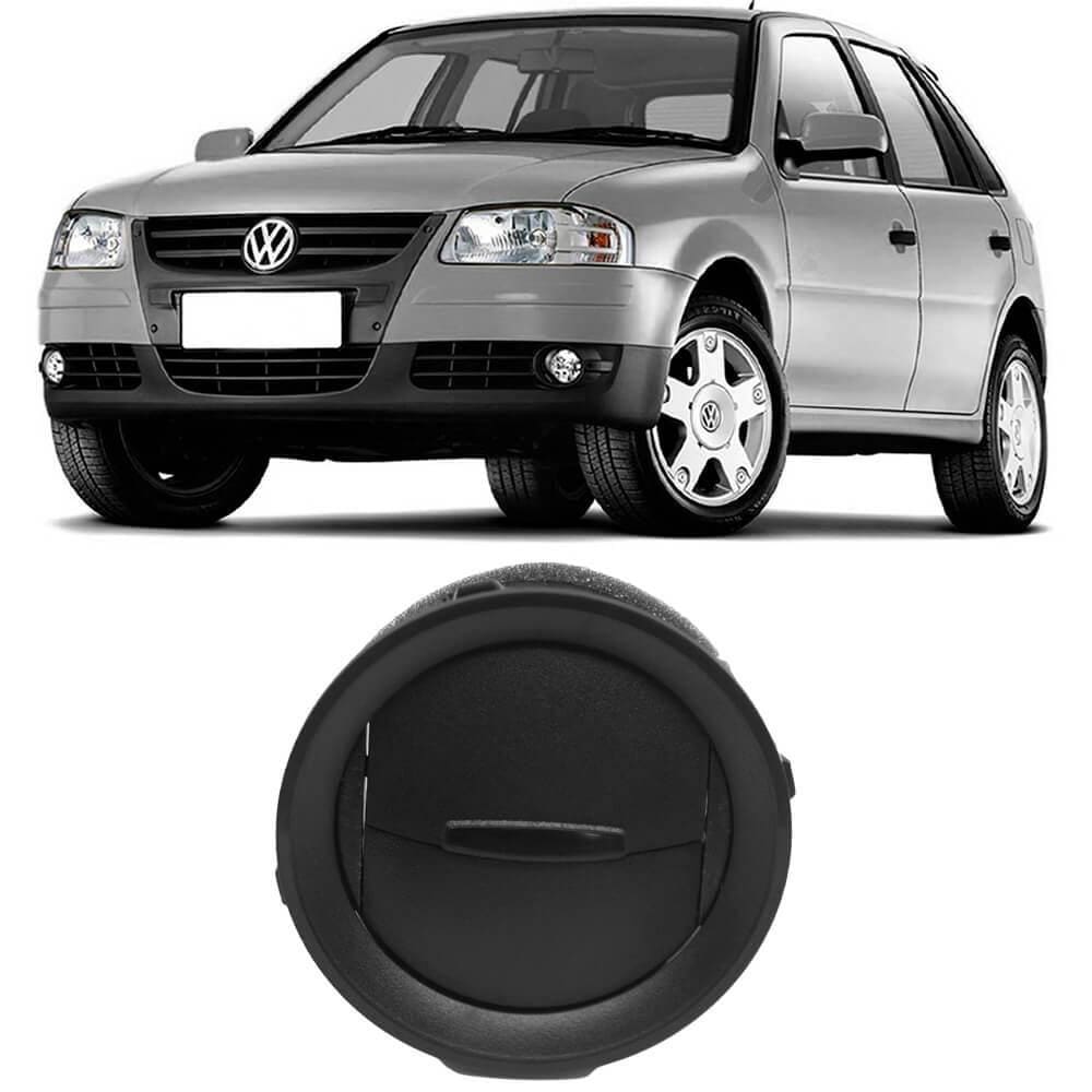 Difusor Ar Painel Com Aro Preto VW Gol G4 G6 Voyage Saveiro