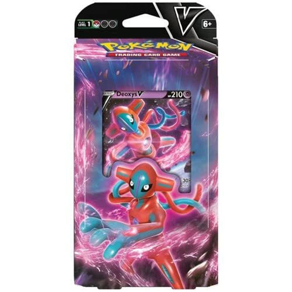 Coleção de Batalha Pokemon Box Premium Deoxys Vmax e Deoxys V-Astro - Copag