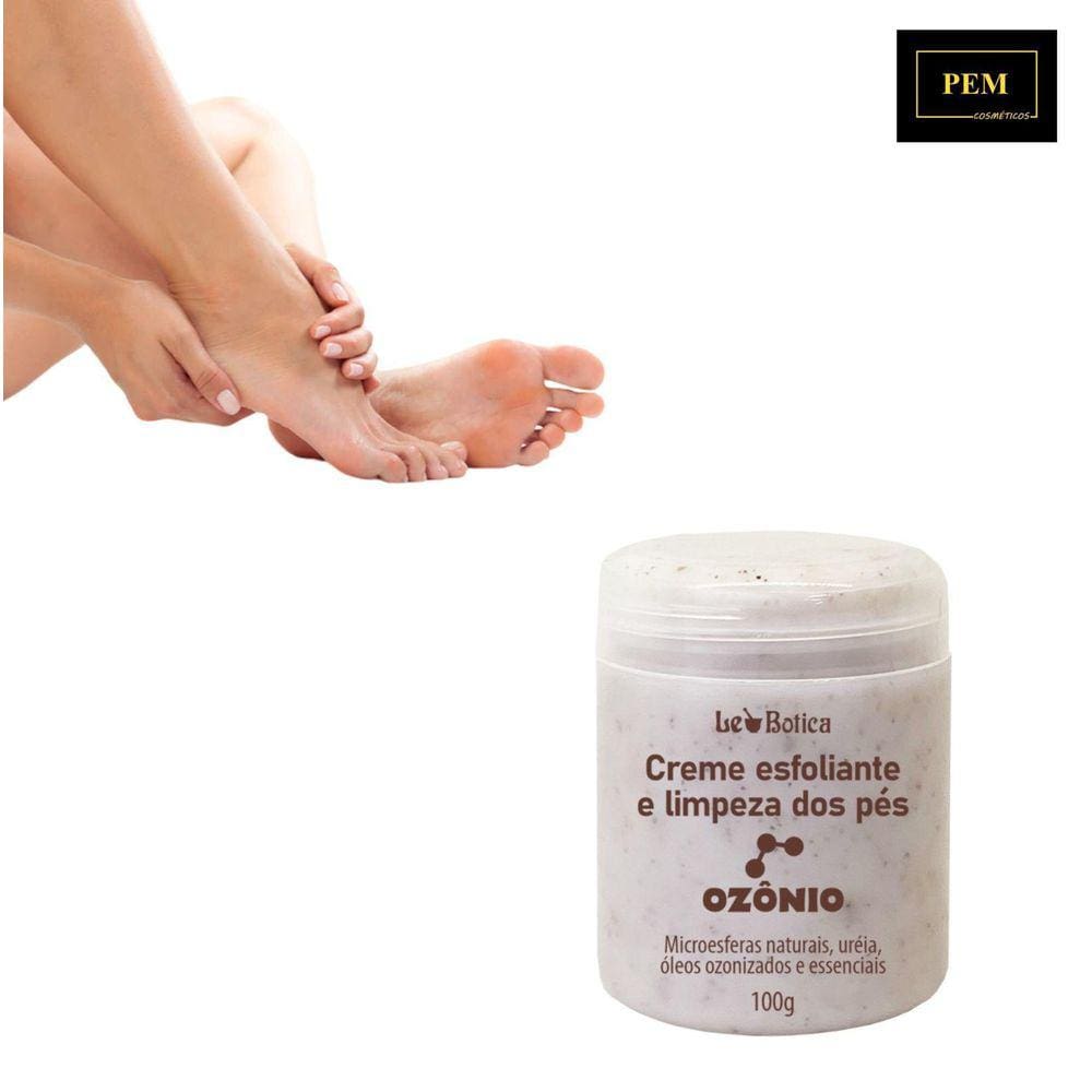 Creme Esfoliante Ozônio - 100g - Pés Hidratados e Limpos