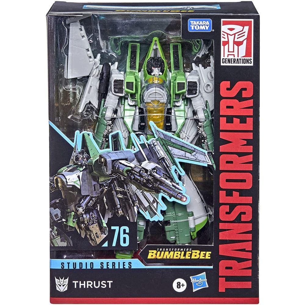 Boneco de ação Bumblebee Thrust Studio Series 76 — maiores de 8 anos, 6,5 polegadas