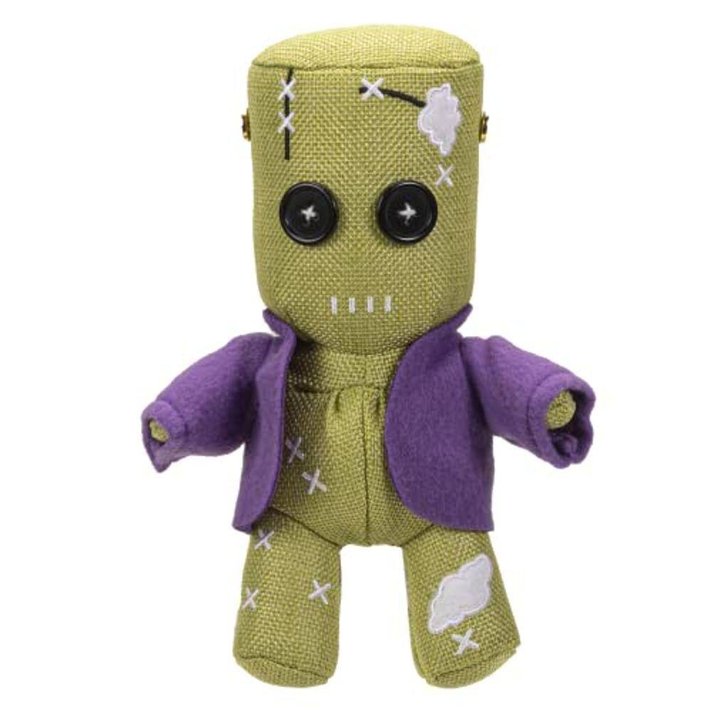 Boneca Pinhead Monsters Frankenstein Voodoo de pelúcia de 19 cm de altura, colecionável