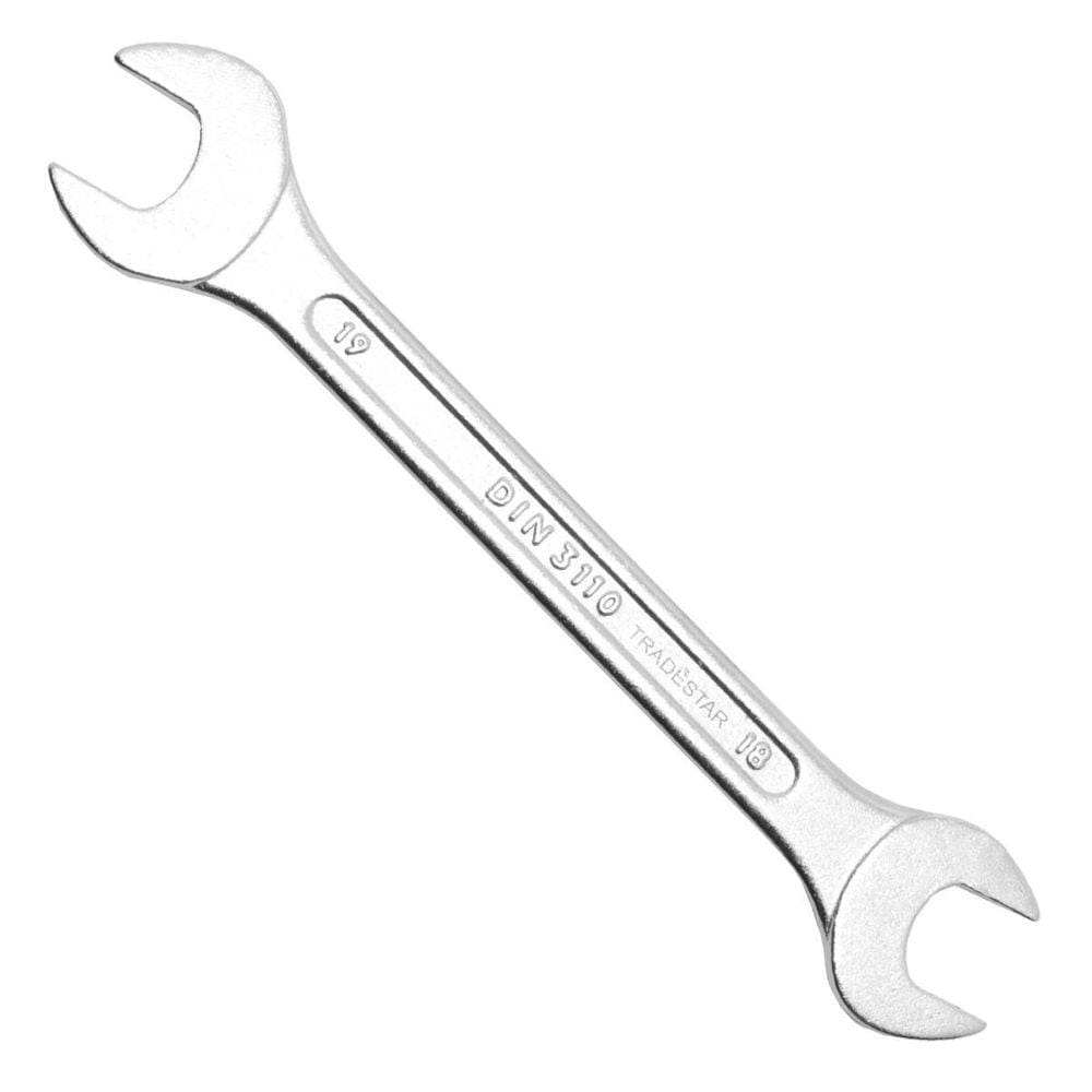 Chave Fixa CR-V 18 x 19 mm Aço Cromo Vanádio Uso Manual