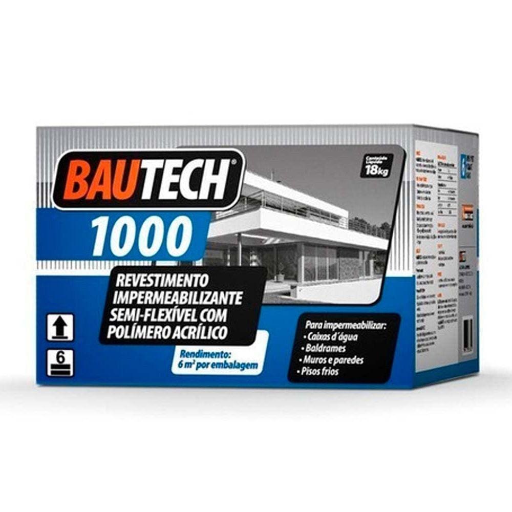 Argamassa Impermeabilizante 1000 18kg Bautech