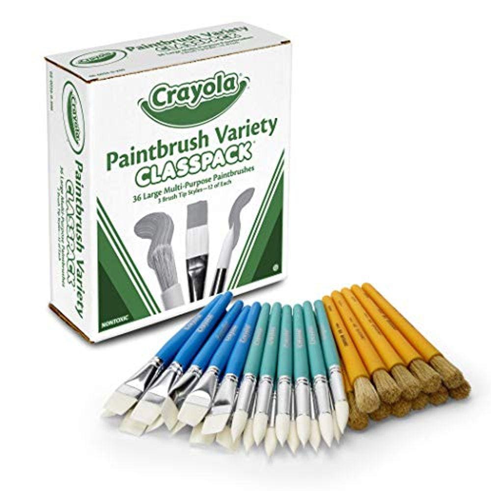 Pacote de pincéis Variety Classpack, 36 pincéis grandes, variados