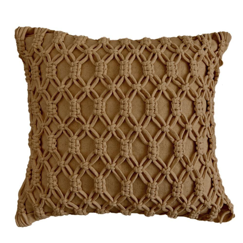 CAPA DE ALMOFADA COLMEIA CARAMELO 45x45