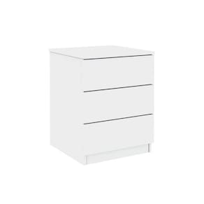 Mesa Cabeceira Infantil Veronna C- 3 Gavetas Cinamomo - Tcil Móveis