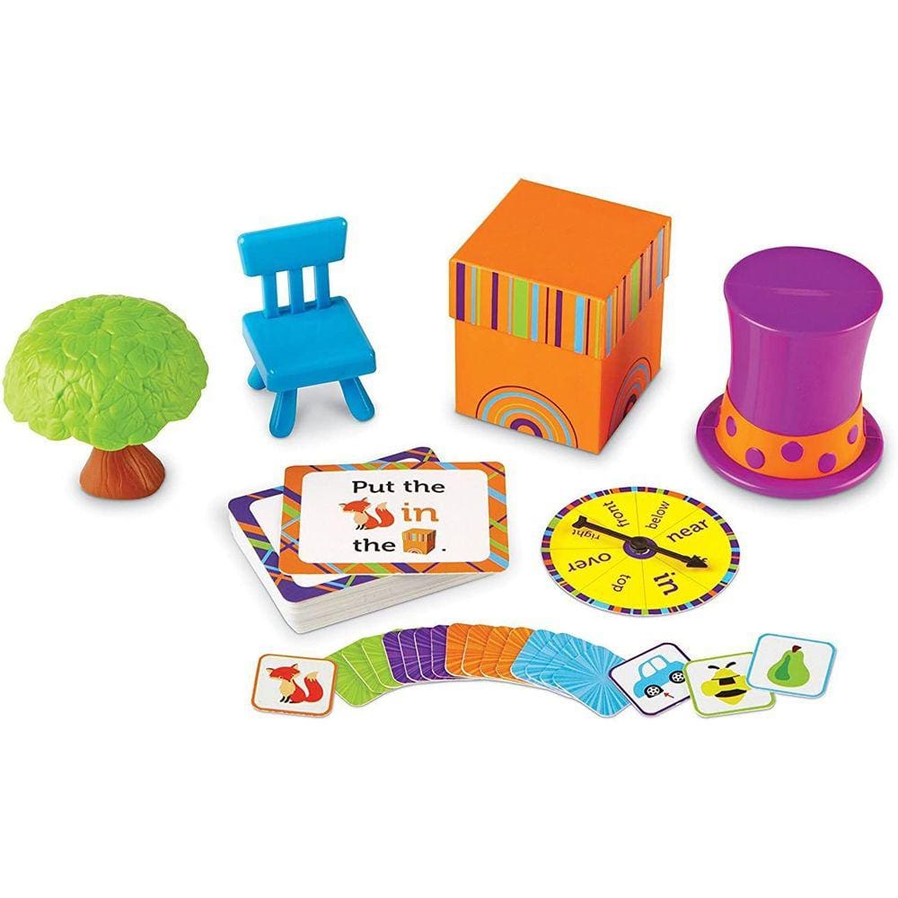 Conjunto de atividades Position Word, jogo de fonética, pré-escola, 65 unidades, maiores de 3 anos