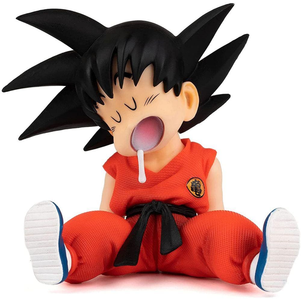 Figura Son Goku Coleção Super Saiyan em PVC 8,9 cm