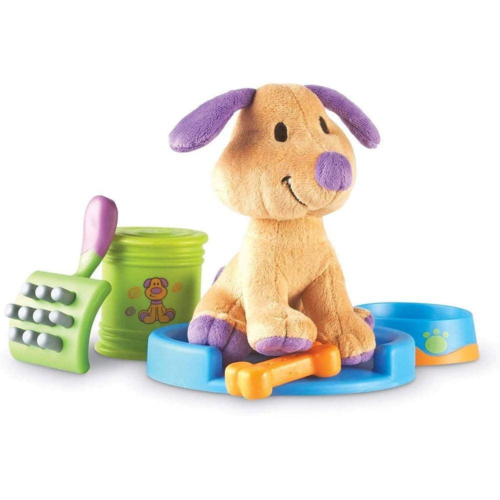 Conjunto de brinquedos New Sprouts Puppy Care, 6 peças, para maiores de 2 anos