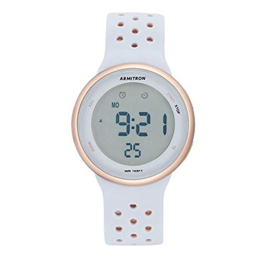 Relógio de silicone Armitron Chrono Blue