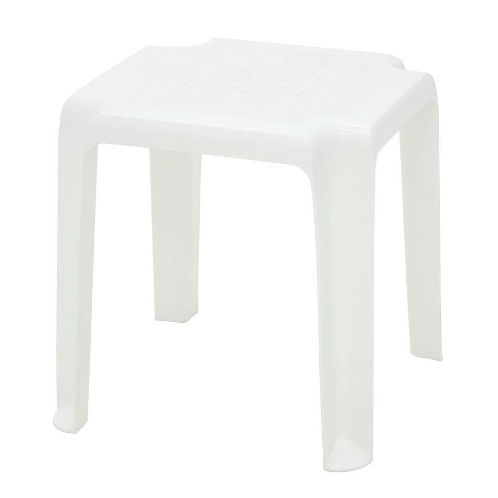 Mesa De Apoio Tramontina Pituba Basic Em Polipropileno Branco Tramontina