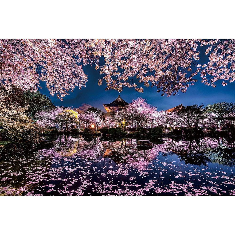 Quebra Cabeça 1000 Peças Flores Cerejeiras De Kyoto Japão