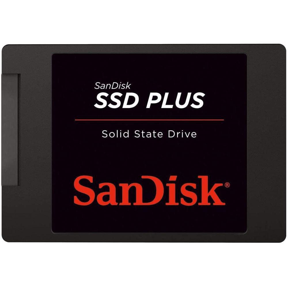 SSD de 480 GB SATA III 6 Gb/s, 2,5" 7 mm, 535 MB/s, preto
